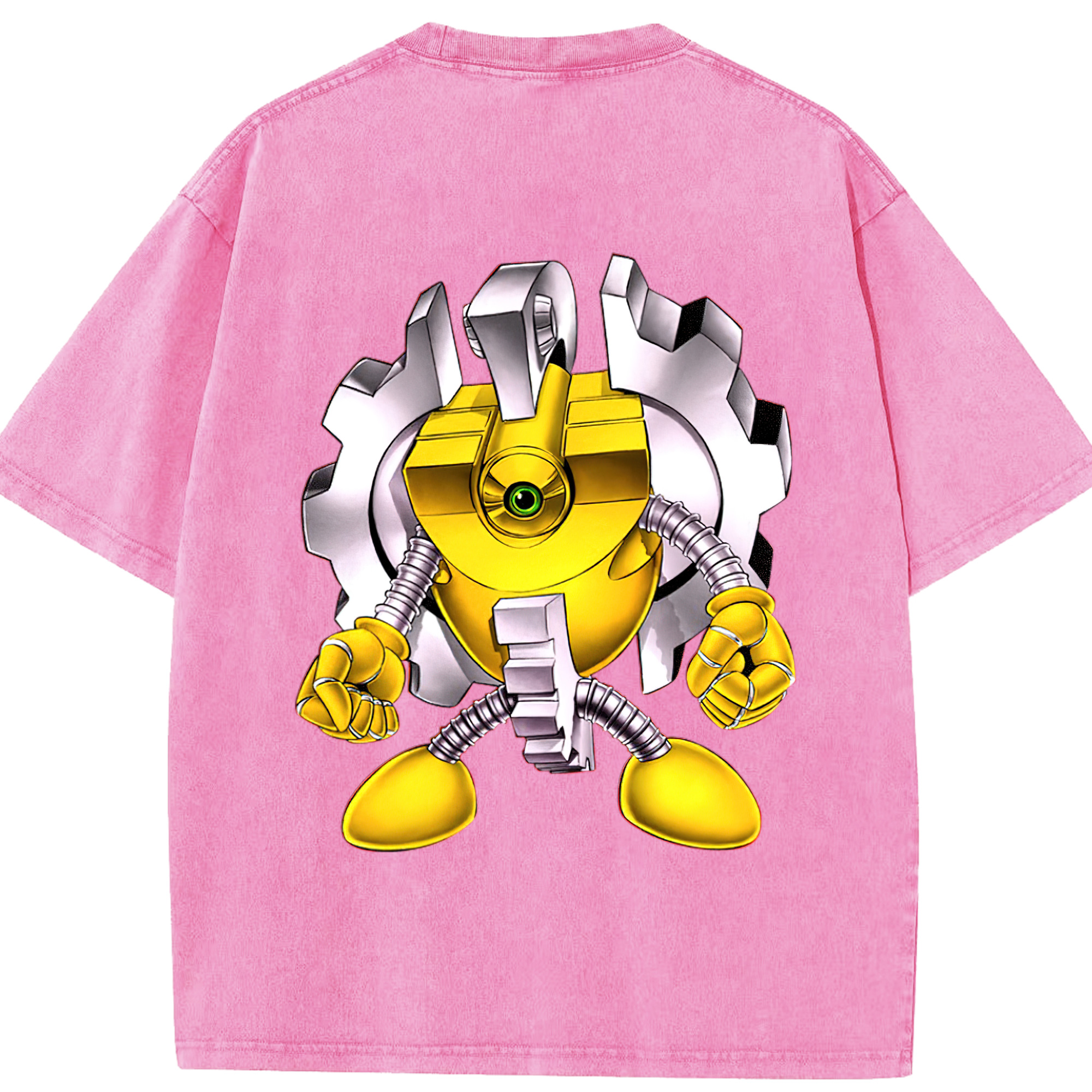 （画像用） 遊☆戯☆王 Yu-Gi-Oh! 綿100% ヴィンテージ風 半袖Tシャツ（背面プリント）